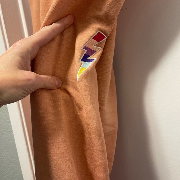 Emily Hsu lightning bolt cropped joggers - NWT - Picture 3 of 7